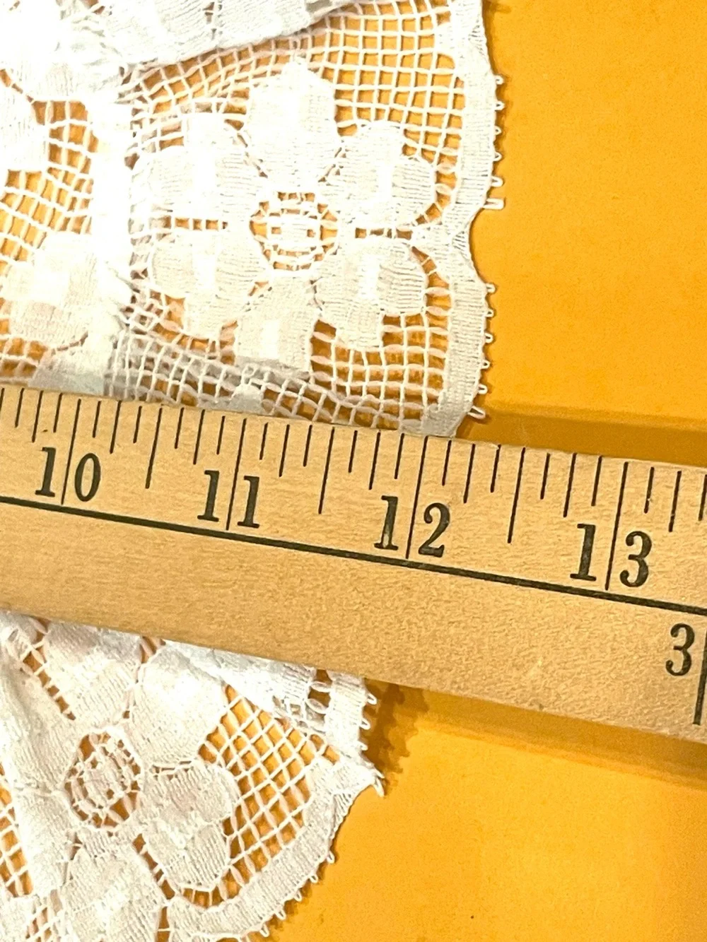2 12” vintage doilies